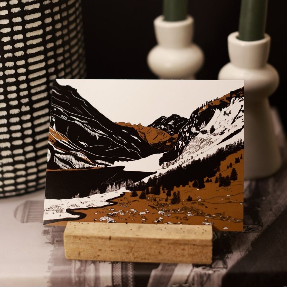 Landscape postcard